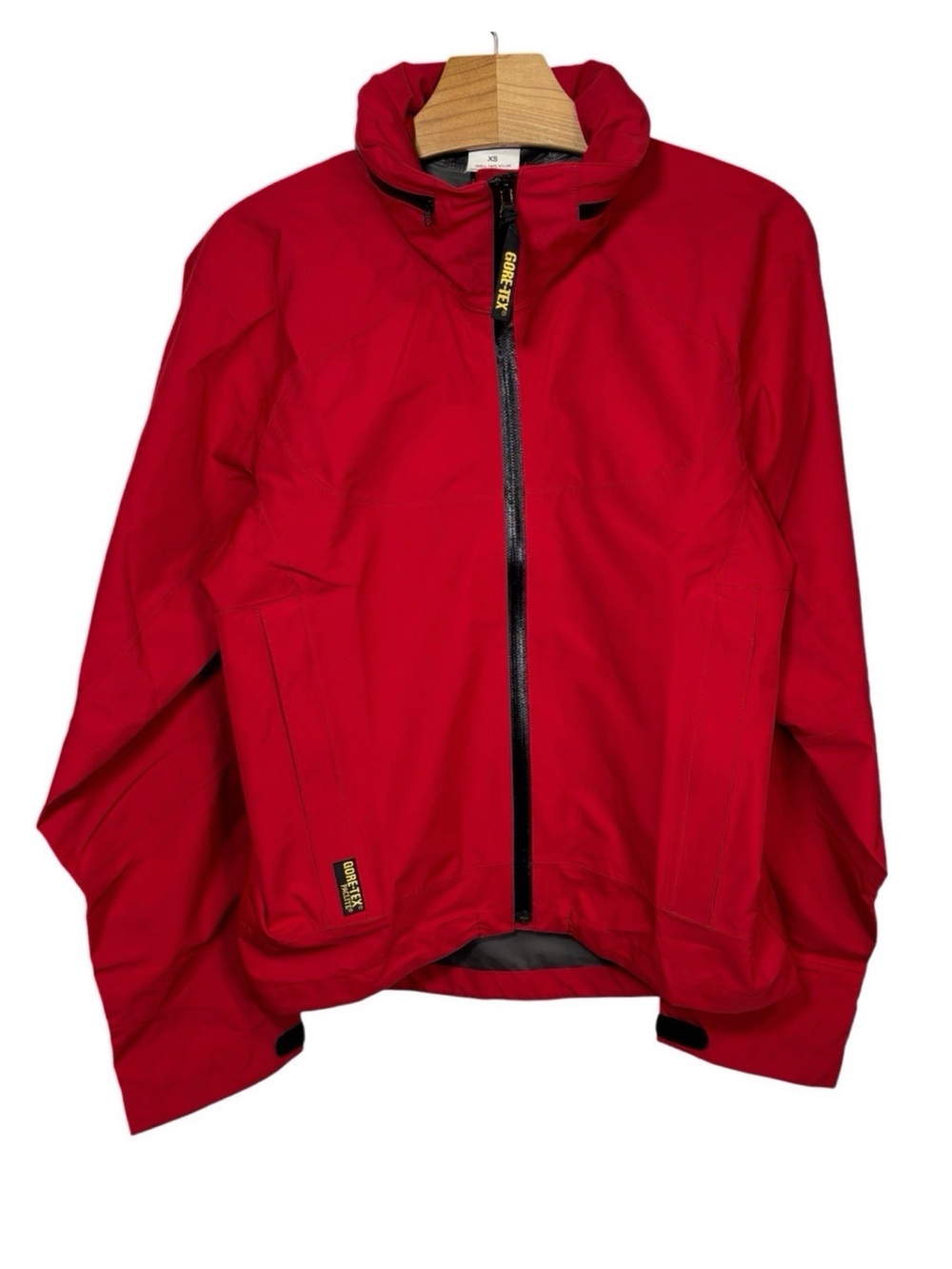 NWT Gore-Tex Paclite Waterproof Shell Jacket Red XS Windbreaker